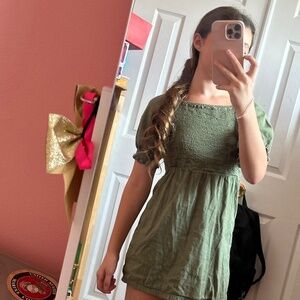 Green old navy dress